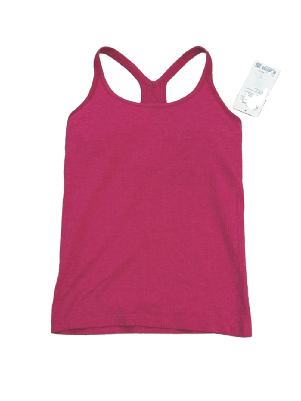 LULULEMON EBB TO STREET TANK PINK FLARE COLOR SIZE 12 NWT